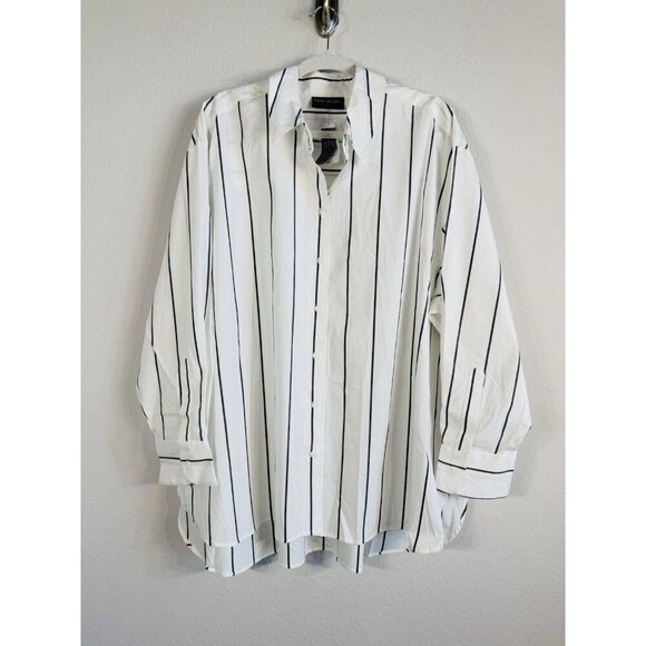 Lane Bryant No Peek‎ Collection Relax Button Down Boyfriend Shirt Size 26/28 NWT - Picture 4 of 16